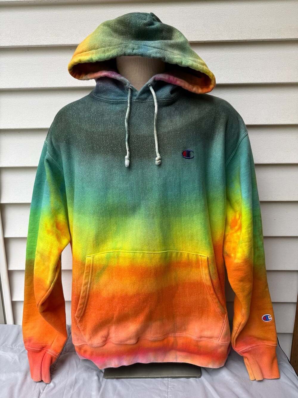 Champion Reverse Weave Tie-Dye Pullover Hoodie 2X-Large